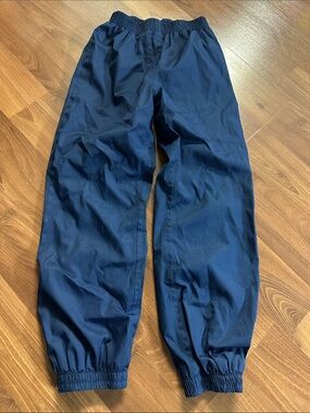 Kids Rain Navy Elastic-Waist Pants